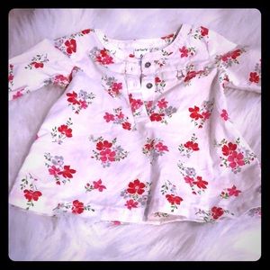 Carters floral blouse